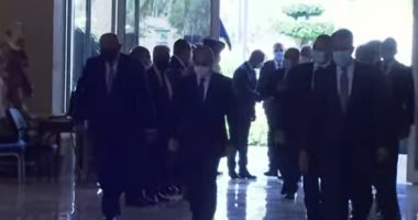 الرئيس السيسى يصل العاصمة الإدارية لإطلاق الاستراتيجية الوطنية لحقوق الإنسان