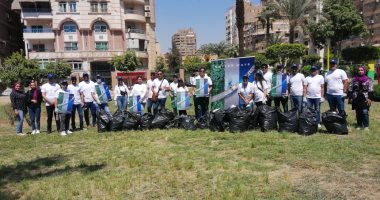 "نظافة القاهرة" تنظم يوما بيئيا لتنظيف حديقة الورد فى مدينة نصر