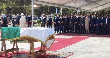 تشييع جثمان الرئيس الجزائرى الراحل بوتفليقة لمثواه الأخير