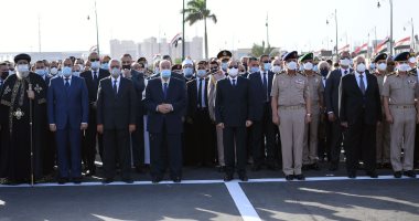 الرئيس السيسى يتقدم الجنازة العسكرية للمشير محمد حسين طنطاوى.. ألبوم صور