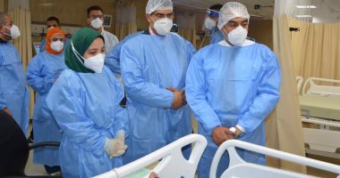 نائب محافظ المنيا يتأكد من تطبيق الإجراءات الوقائية بمستشفى ملوى التخصصي