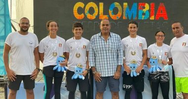 منتخب السباحة بالزعانف يحقق ذهبيتين وفضيتين فى بطولة العالم بكولومبيا