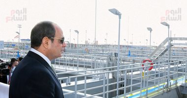 الرئيس السيسي لـ اللواء إيهاب الفار: محطة الحمام تخلص فى شهر يونيو 2022