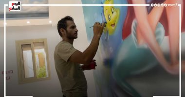 الباشمهندس فنان.. شاهد حكاية أحمد واحترافه الجرافيتى بعد تخرجه من كلية الهندسة