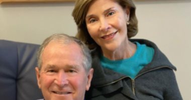 الرئيس الأمريكي الأسبق جورج بوش يعلن استقباله حفيدته الجديدة
