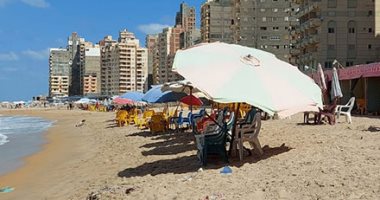 أجواء خريفية معتدلة بالإسكندرية اليوم مع خلو الشواطئ من المصطافين.. لايف