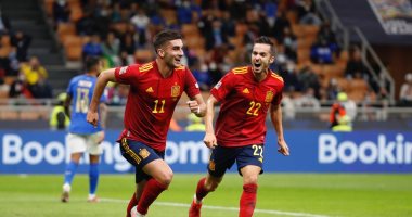 منتخب إسبانيا يُسقط إيطاليا بثنائية ويتأهل لنهائى دوري الأمم الأوروبية