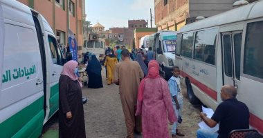 الكشف على 646 مريضا بقافلة طبية مجانية بقرية الحاكمية بمدينة ميت غمر