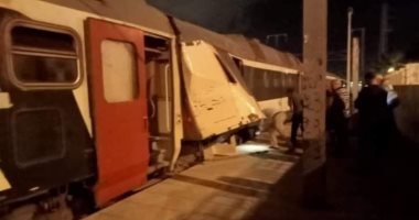 أول صور وفيديو من حادث اصطدام قطارين فى تونس