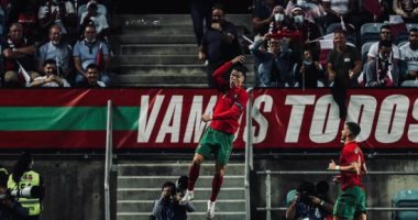 منتخب البرتغال يتفوق على قطر بهدف رونالدو فى الشوط الأول.. فيديو