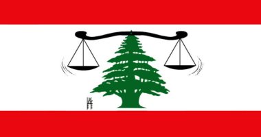 كاريكاتير صحيفة إماراتية يسلط الضوء على القضاء اللبنانى 