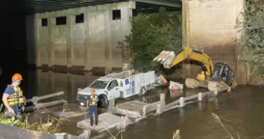مصرع شخص وإصابة اثنين آخرين فى انهيار جزء من جسر بولاية جورجيا الأمريكية