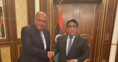 شكرى يؤكد لرئيس المجلس الرئاسى الليبى ونائبيه ضرورة خروج المرتزقة والقوات الأجنبية