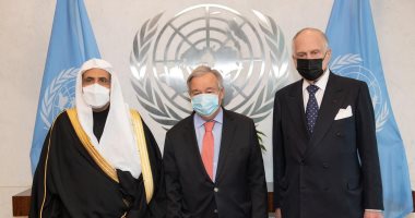 أمين عام الأمم المتحدة يستقبل أمين عام رابطة العالم الإسلامى بمقرّ المنظمة بنيويورك
