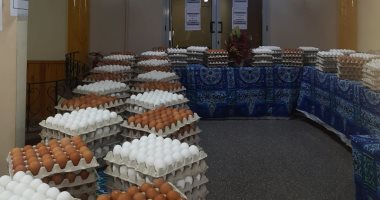 طرح البيض بالمجمعات الاستهلاكية ضمن فارق نقاط الخبز بـ49 جنيها للكرتونة