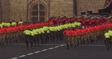 "العرض الرياضى" يبهر حضور حفل تخريج الكليات العسكرية بحضور الرئيس السيسي