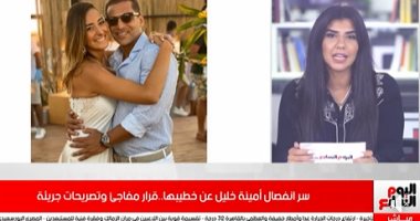 فيديو..أمينة خليل تكشف حقيقة انفصالها عن  رجل الأعمال عمر طه
