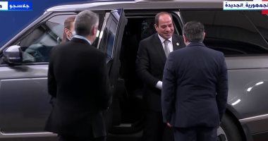 الرئيس السيسي يصل مقر انعقاد قمة المناخ فى جلاسكو بمشاركة 190 دولة