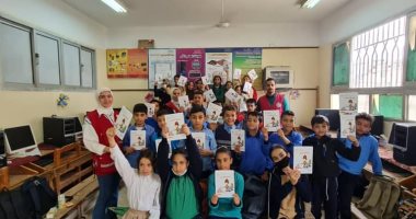الهلال الأحمر يطلق حملات للتوعية الصحية لطلبة المدارس بشمال سيناء