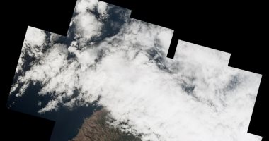 رائد فضاء فرنسى يلتقط صورا لثوران بركان لابالما فى إسبانيا من المحطة الدولية