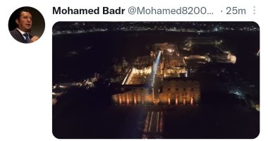 محافظ الأقصر السابق ينشر الفيديو الترويجى لحفل افتتاح طريق الكباش عبر صفحته بتويتر