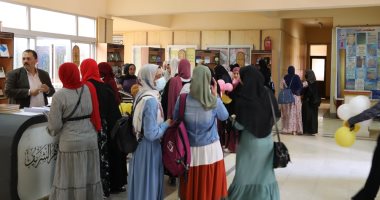 "البحوث الإسلامية" يختتم فعاليات معرض الكتاب بكلية الدراسات بالإسكندرية