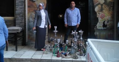 غلق 101 منشأة وضبط 867 حالة إشغال من المقاهى وتحرير 730 محضرا بالإسكندرية