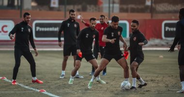 شاهد مران الاهلي الأخير قبل مواجهة المقاولون العرب غداً في الدوري