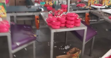 تموين الإسكندرية يضبط مصنع لعب أطفال يستخدم خامات مجهولة المصدر