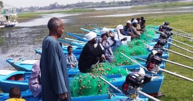 محافظة أسوان تدشن 11 قارباً للصيد فى قرية المنصورية ضمن "حياة كريمة"