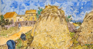 بيع لوحة "أكوام القمح" لـ فان جوخ مقابل 35.8 مليون دولار فى مزاد كريستيز