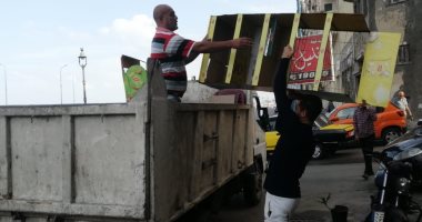غلق 7 محلات ورفع 30 حالة اشغال طريق فى حملات مكبرة بالإسكندرية