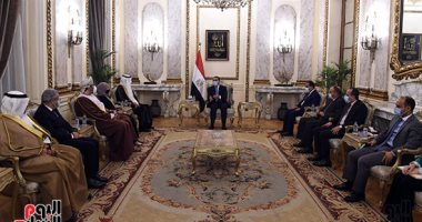 رئيس الوزراء يستقبل أعضاء المجلس التنفيذى للمنظمة العربية للتنمية الإدارية
