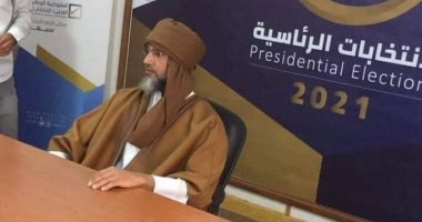 سيف الإسلام القذافى يتقدم بأوراق ترشحه لانتخابات الرئاسة الليبية.. فيديو وصور