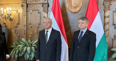 حنفى جبالى يلتقى رئيس الجمعية الوطنية المجرية 