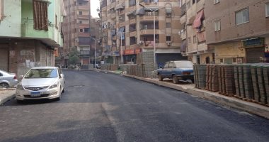 رصف شارع ترعة عبد العال 2 بحى بولاق الدكرور بالجيزة