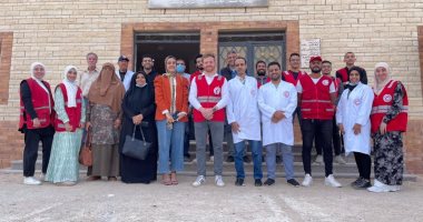توقيع الكشف علي الحالات المرضية وتقديم العلاج بالمجان بصدر الحيطان بوسط سيناء