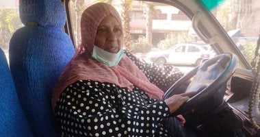 صاحبة الأسفلت.. شاهد حكاية الأسطى "سناء" أول سائقة ميكروباص فى قنا