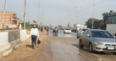أمطار متوسطة على مدينة وقرى بلبيس بالشرقية .. صور وفيديو