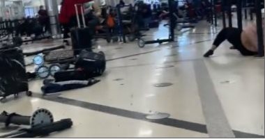 إصابة 3 أشخاص برصاص طائش فى مطار أتلانتا الأمريكى