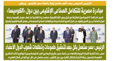اليوم السابع: مبادرة مصرية للتكامل الصناعى الإقليمى بين دول "الكوميسا"