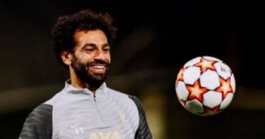 ابتسامة محمد صلاح تزين تدريبات ليفربول قبل مواجهة بورتو في أبطال أوروبا