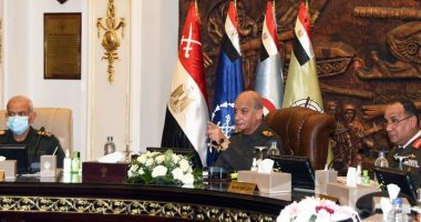 وزير الدفاع يشهد اختبارات الهيئة لطلبة الكليات العسكرية بالكلية الحربية   
