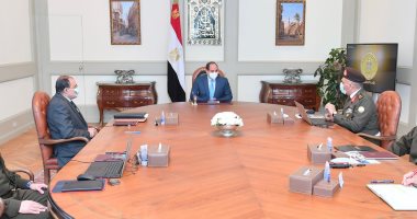 الرئيس السيسى يتابع مشروعات الهيئة الهندسية ويوجه بتطوير منطقة الرويسات