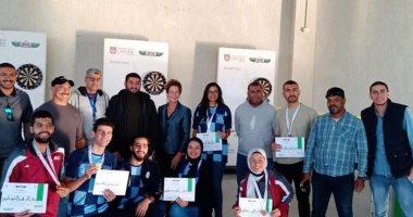 طلاب جامعة قناة السويس يحصدون نصف جوائز بطولة الدارتس للجامعات المصرية
