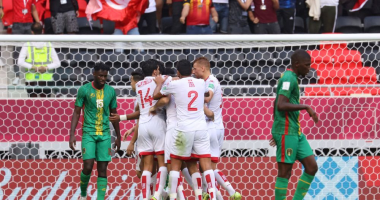 الجزيري يسجل ثنائية فى تقدم تونس 3-1 ضد موريتانيا فى الشوط الأول بكأس العرب.. فيديو 