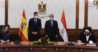 التوقيع على إعلان مشترك بشأن التعاون المالى بين مصر وأسبانيا ومذكرتى تفاهم  