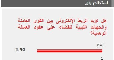 %90 من القراء يؤيدون الربط الإلكترونى بين مصر وليبيا للقضاء على العقود الوهمية