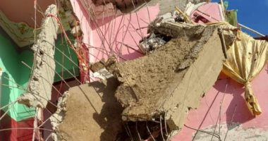 مصرع شخصين فى انهيار منزل بقرية نزلة اقفص جنوب بنى سويف