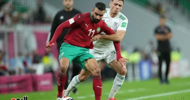 كأس العرب.. تعادل سلبي فى شوط أول مثير بين المغرب ضد الجزائر .. صور